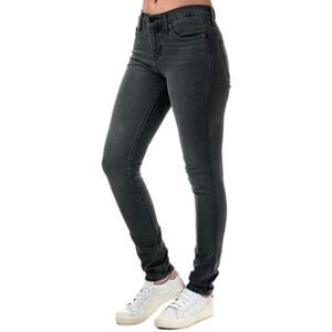 Levi's 311 Shaping Skinny Mid Rise Stretch Black Premium Denim Jean Size 32